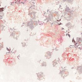 Фактурное панно "Blooming Garden" арт.ETD3 011, из коллекции Etude, фабрики Loymina, с изображением роз, обои для столовой, купить панно в салоне в Москве